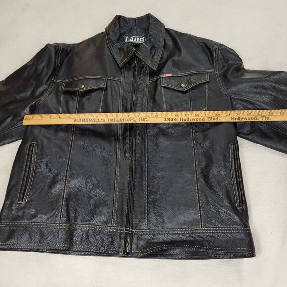 Vintage Wilsons Maxima Jacket Womens Sz Large Black Leather Motorcycle Gorpcore - Picture 10 of 16